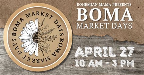 BoMa Market Days, BoMa Barn, Diamond OH 44412, Canton, 27 April 2024 ...