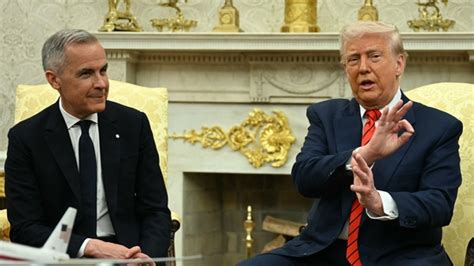 Photos: Canada PM Mark Carney and Trump's WH faceoff showcases US ...