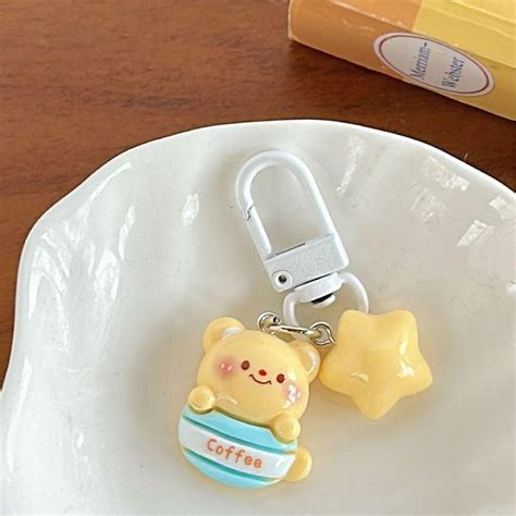 Star Butter Bear Keychain – Crazily Kawaii