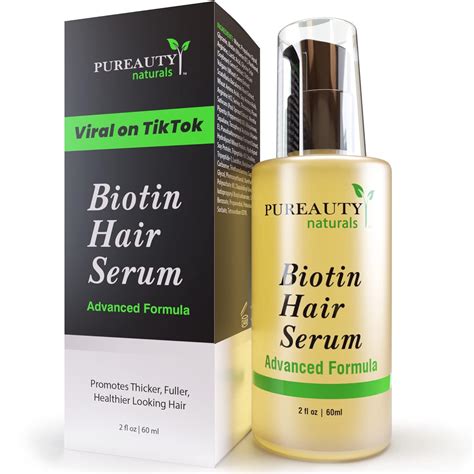 Buy Pureauty Naturals Biotin Hair Growth Serum - Advanced Topical ...
