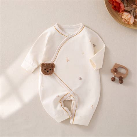 Newborn Side Closure Bear Romper – Ju Ju Jam