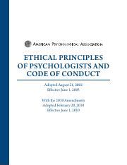 Image result for APA Code of Conduct Principles