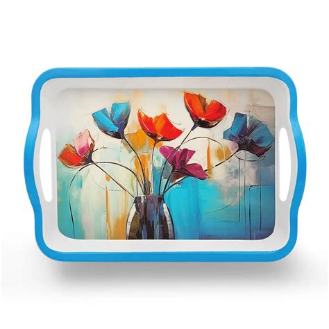 SUPERWARE | Pure Melamine | Matrix Tray Set - Azure | Set Of 3 Pcs ...