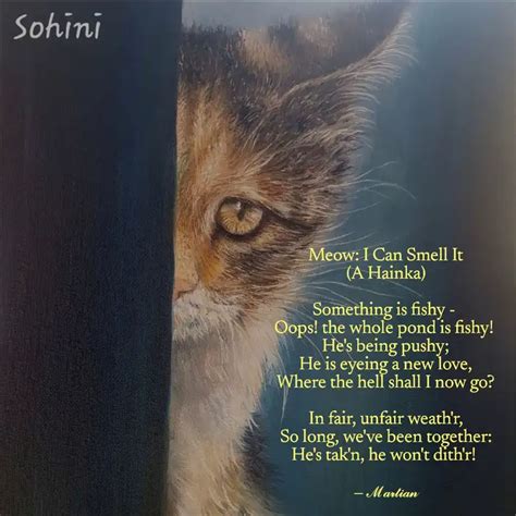 Meow: I Can Smell It (A H... | Quotes & Writings by Martian Mirth ...