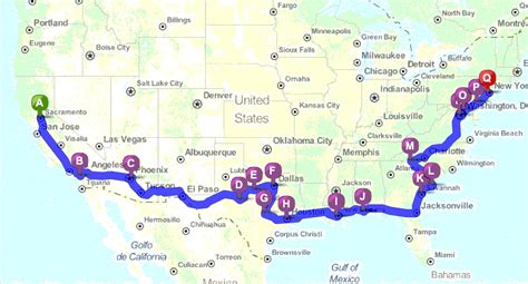 Printable Map With Driving Directions - Printable Free Templates