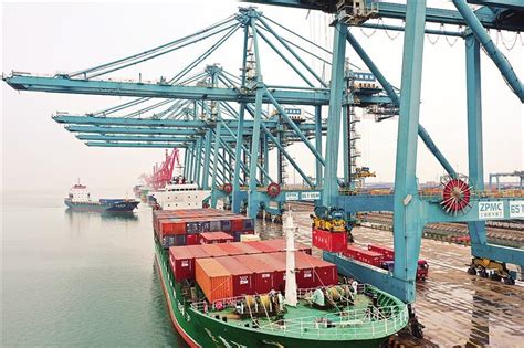 沧州黄骅港首条外贸集装箱航线开航