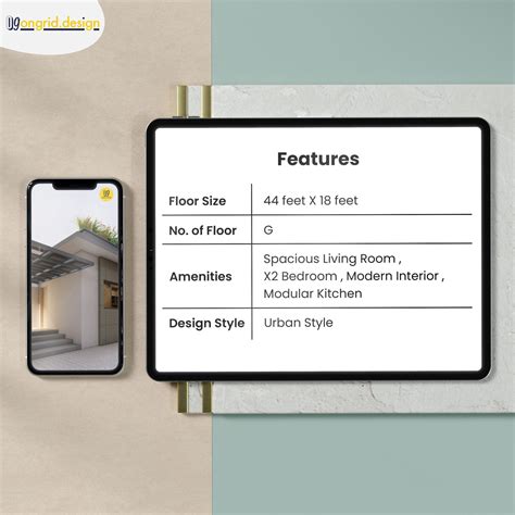 50x30 House Plan - Simplex Box Elevation – Ongrid Design