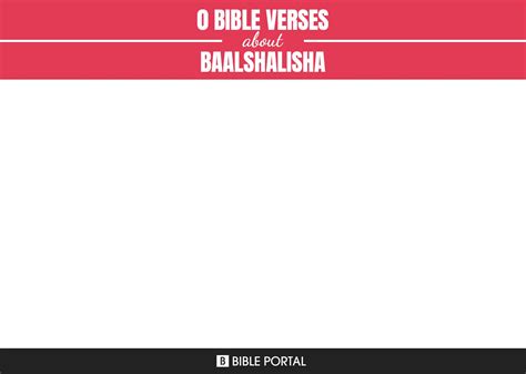 2 Bible Verses about Baal-shalisha