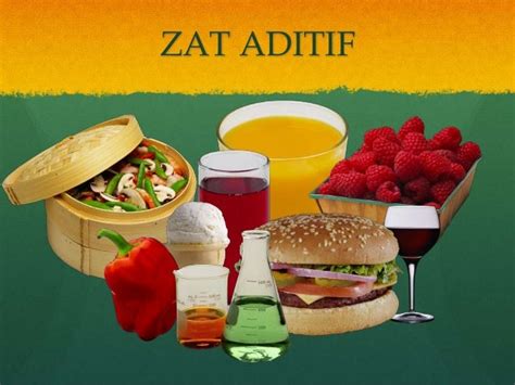 zat aditif makanan yang aman bagi kesehatan tubuh antara lain