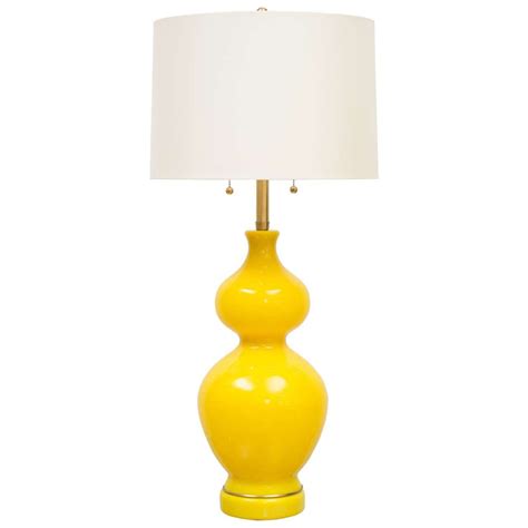 Yellow Round Table Lamp at Tyler Mckinley blog