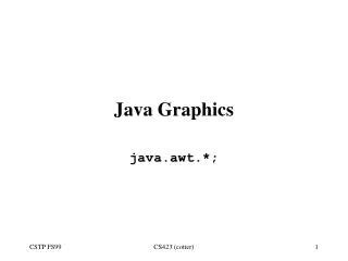 Project Graphics in Java 的图像结果