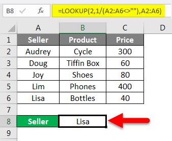 Image result for Excel Lookup Word Example
