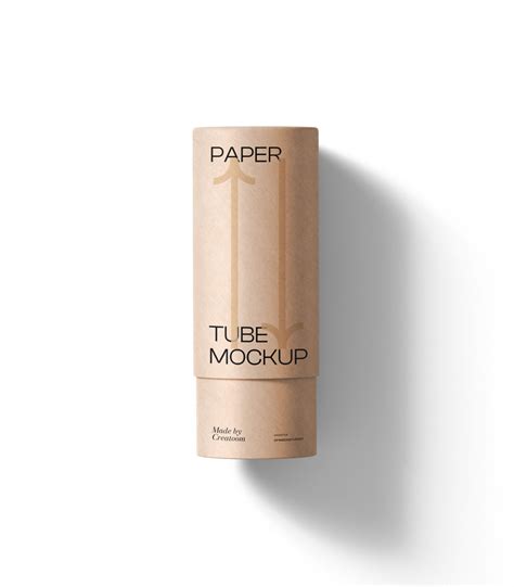 Top View of Paper Tube Mockup Free Download | Resource Boy