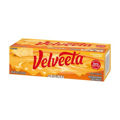 Buy Velveeta Original Pasteurized Recipe Cheese Block, 16 oz from ...