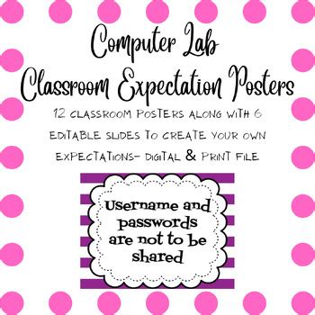 Computer Lab Classroom Rules 的图像结果