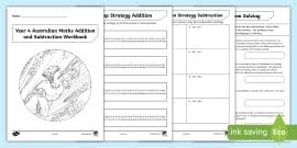 Addition & Subtraction | Australian Year 3 Maths Worksheets