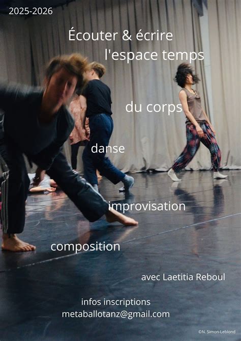 Écouter, écrire lespace temps du corps - danse improvisation ...