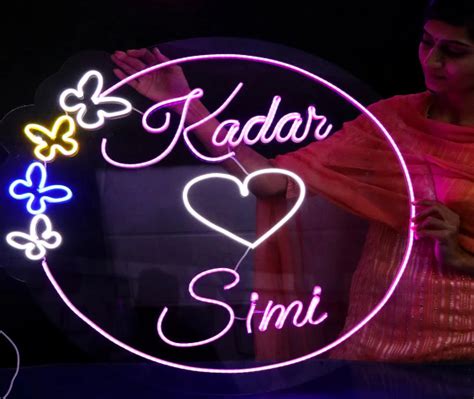 Customized Name Couple Neon - Neon Sign for Anniversary – unique Gadgets