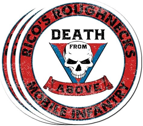 MrMint Ricos Roughnecks Starship Troopers Inspired Sticker India | Ubuy