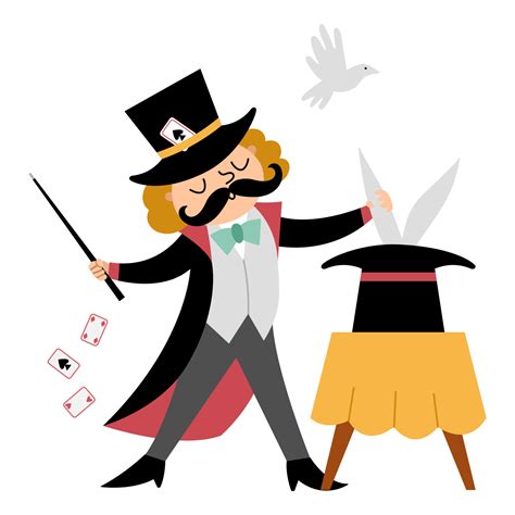 Magician Rabbit Clipart
