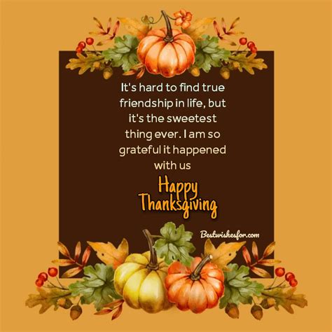Happy Thanksgiving Wishes Friends
