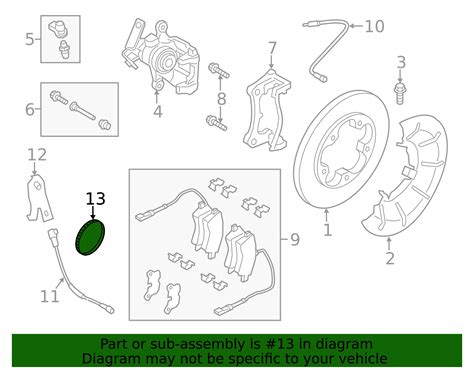2015-2025 Ford ABS Wheel Speed Sensor Tone Ring BK3Z-2C189-A | Awesome Parts Ford