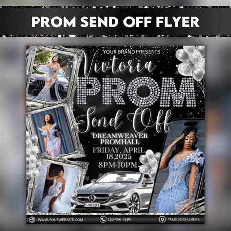 DIY Prom Send off Flyer: Editable Canva Template (instant Download) - Etsy