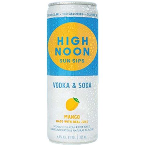 High Noon Mango Flavored Vodka & Soda (355 ml) Delivery or Pickup Near ...