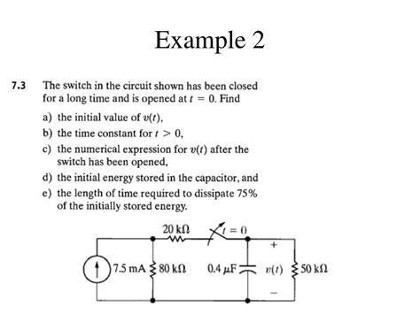 Image result for Complete Response of First Order Dynamic Circuits