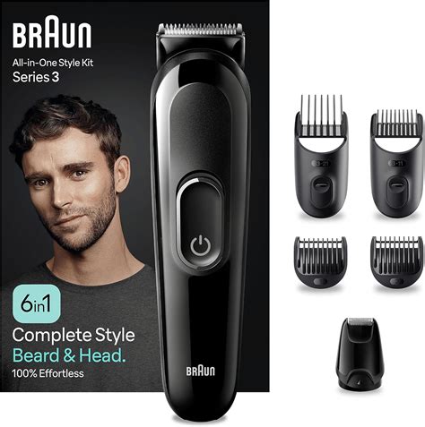 Braun Series 3 All-In-One Beard Care Set 6-in-1 Beard Trimmer Trimmer ...