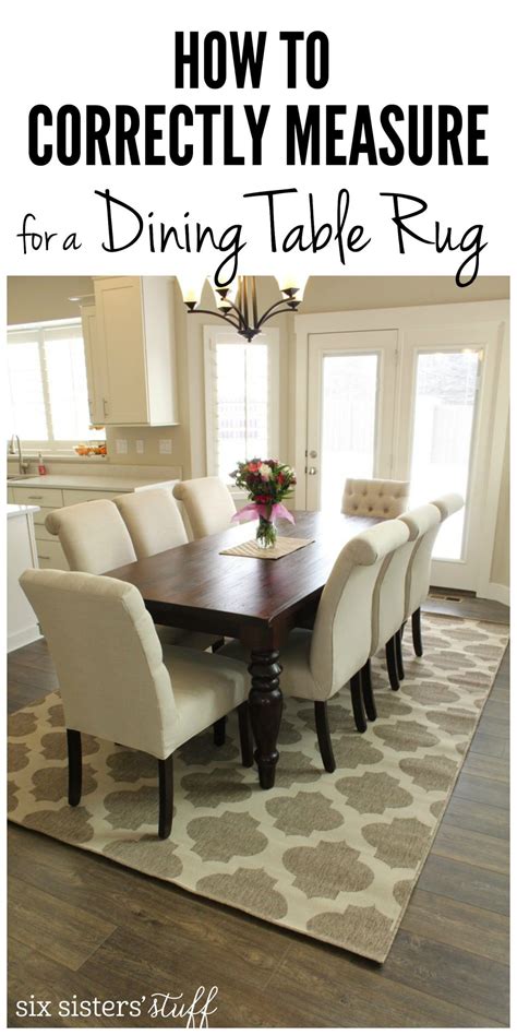 How Big Should Area Rug Be Under Dining Room Table at Deanna Levin blog