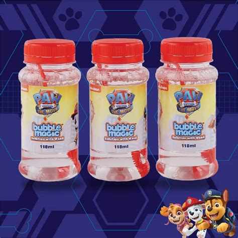 Bubble Magic Paw Patrol 118 ML Solution Pack of 3 For Kids of Age 3Y ...
