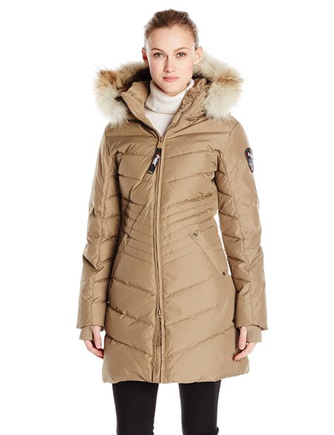Pajar Women's Brooklyn Long Down Parka with Fur Hood | Coats for women ...