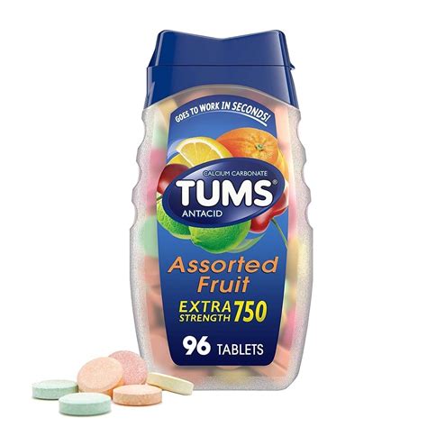 Buy TUMSAnt Chewable s, Extra Strength for Heartburn , Assorted Fruit ...