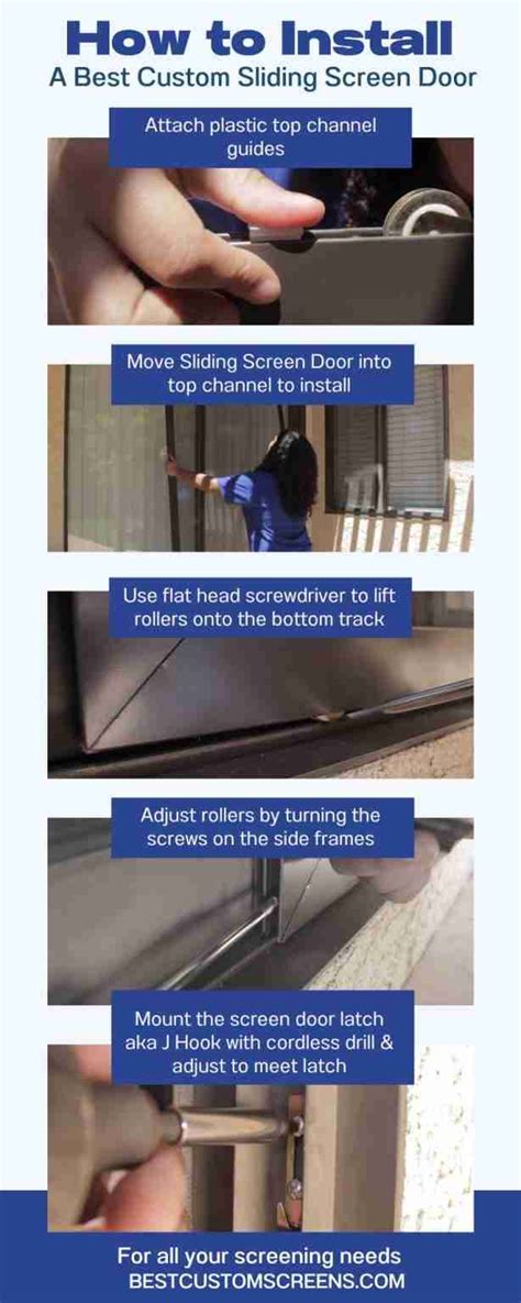 Image result for Sliding Screen Door Setup