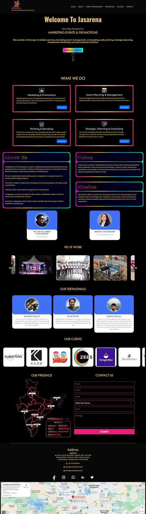 Kode studio - website designer in hyderabad