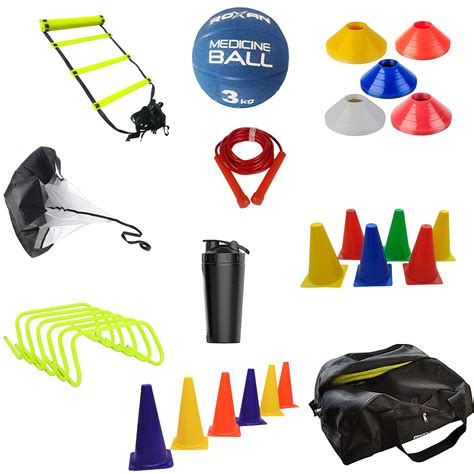 Buy ROXAN Plastic Hurdle Combo With Marker Cone Ladder Rubber Medicine ...