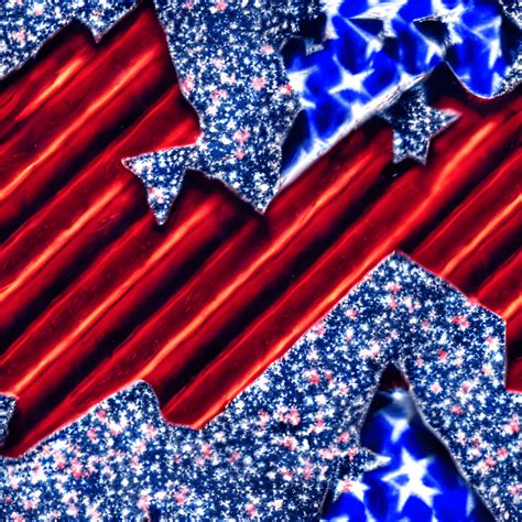 5D Dimensional HDR Red White and Blue US Flag Stars · Creative Fabrica
