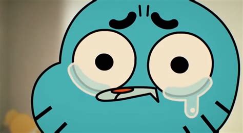 Gumball crying