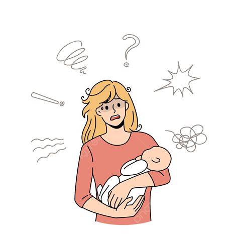 Postpartum Depression Clipart Postnatal Depression Cartoon Stock