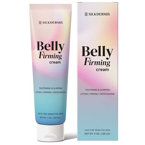 Amazon.com : SILKDERMIS B Flat Belly Firming Cream - Skin Tightening ...