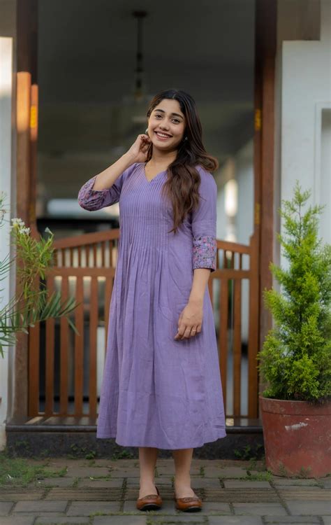 Purple Embroidered Printx Work Cotton Anarkali Gown – Style Jaipur