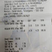 PVR Cinemas — unusual prices of snacks in pvr