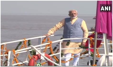 pm narendra modi launches ro ro ferry service in gujarat | PM मोदी ने ...