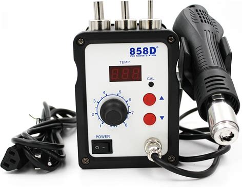 Buy 858D Hot Air Soldering Station 110V 700W LED Digital Solder Heat ...