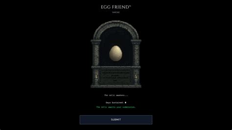 Egg Friend™ Shrine — A Ritual Relic | Devpost