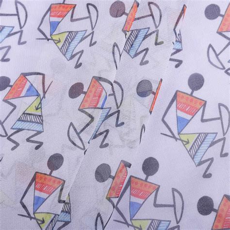Pure Georgette | Digital Printed Fabrics – fabrixfactory