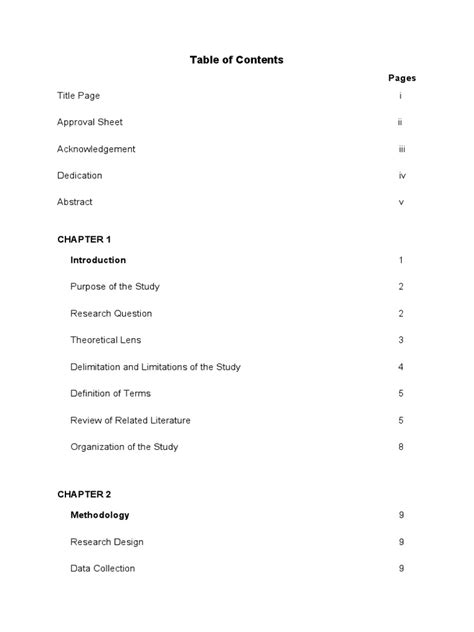 A Table of Contents Entry 的图像结果