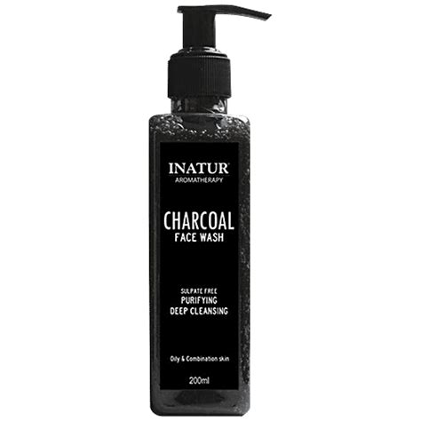 Buy INATUR Purifying Deep Cleansing Face Wash - Charcoal, Oily ...