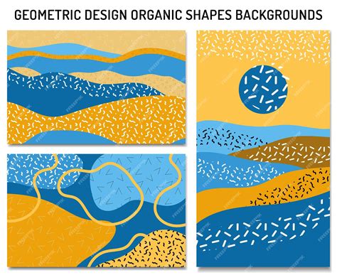 Geometric And Organic Shapes Design